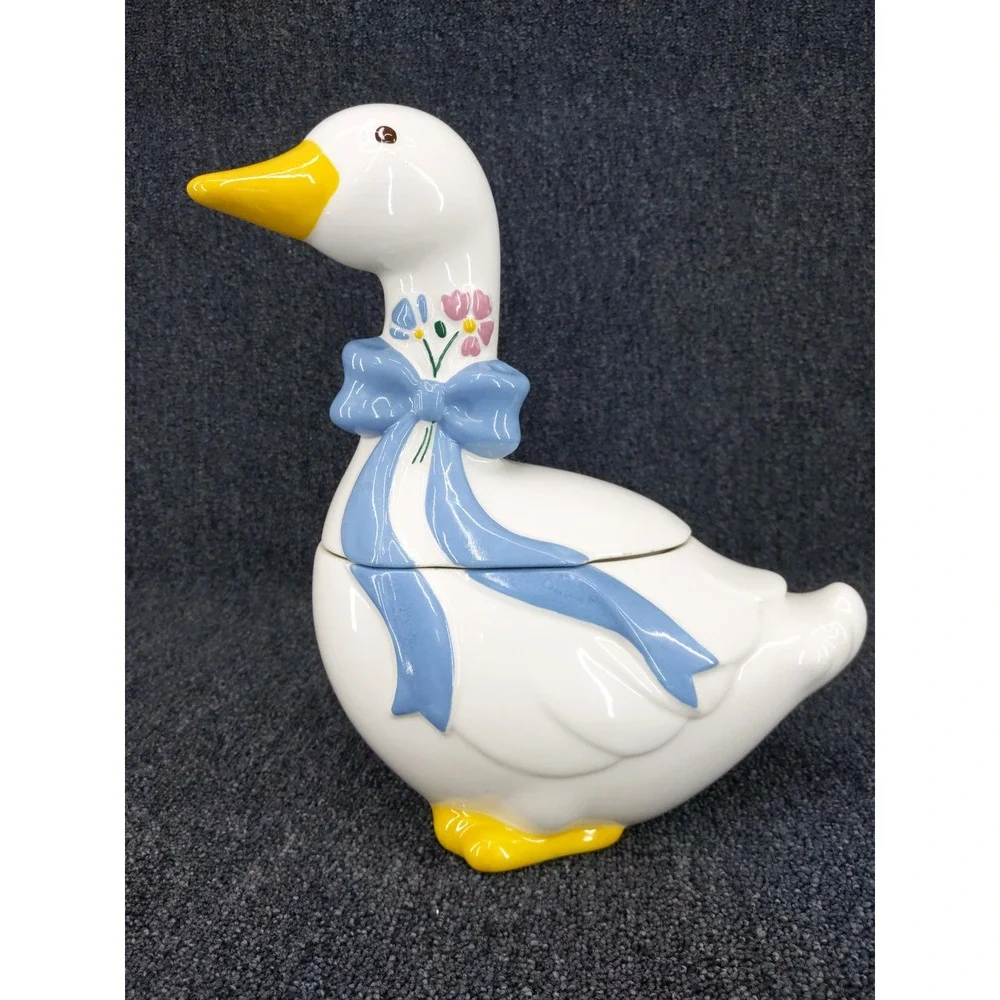 vtg Country Goose Cookie Jar 14